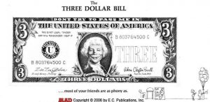 mad #115 three dollar bill