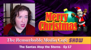 santas atop the sterns